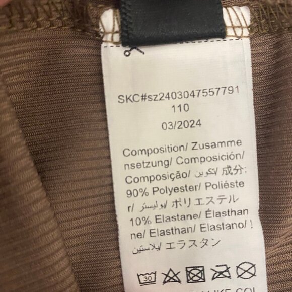 ✨ Dazy Brown Ribbed Lace Trim Cap Sleeve Top – Size XL ✨ - Picture 6 of 7